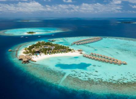 Отель Outrigger Maldives Maafushivaru Resort