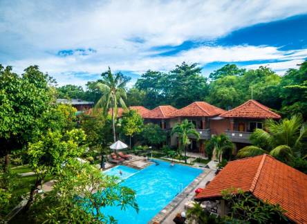 Отель Melasti Kuta Beach Bungalows